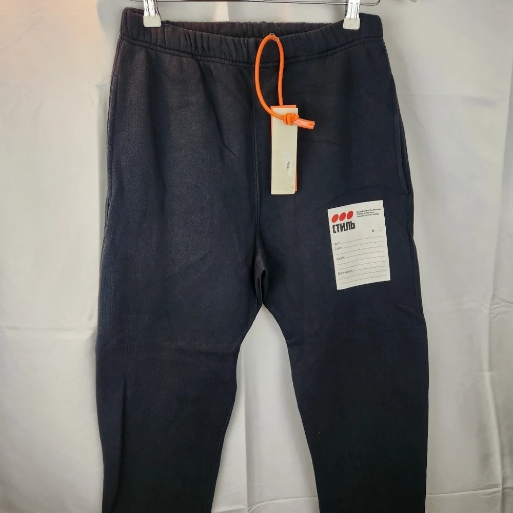 Heron Preston stick label sweatpants off black size S BNWT